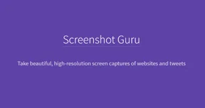 Screenshot Guru interface screenshot